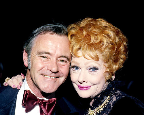 This is an image of 282814 Jack Lemmon and Lucille Ball Photograph & Poster