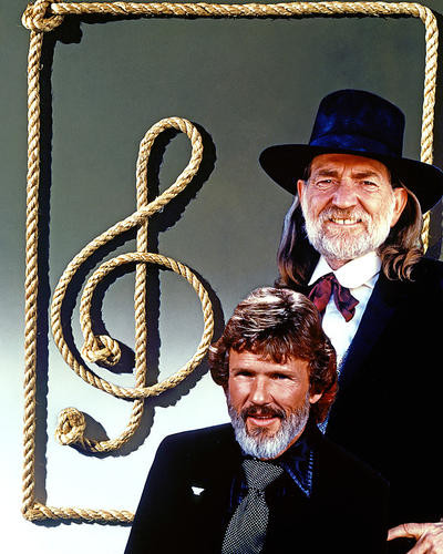 This is an image of 282844 Willie Nelson and Kris Kristofferson Photograph & Poster