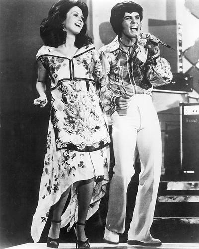 This is an image of 191040 Donny Osmond and Marie Osmond Photograph & Poster
