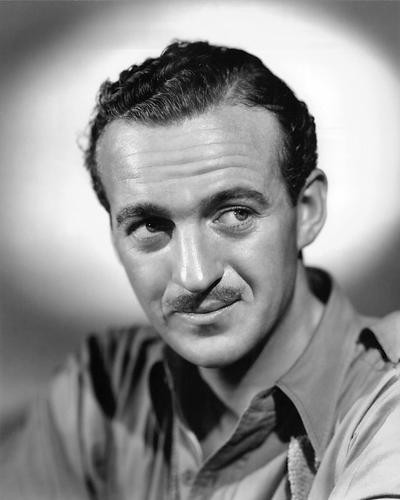 This is an image of 191351 David Niven Photograph & Poster