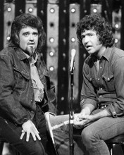 This is an image of 192291 Mac Davis and Wolfman Jack Photograph & Poster