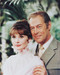 This is an image of 216541 Audrey Hepburn & Rex Harrison Photograph & Poster