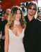 This is an image of 253639 Brad Pitt & Jennifer Aniston Photograph & Poster