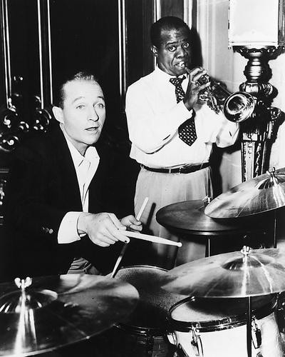 This is an image of 174964 Bing Crosby and Louis Armstrong Photograph & Poster