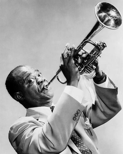 This is an image of 174965 Louis Armstrong Photograph & Poster