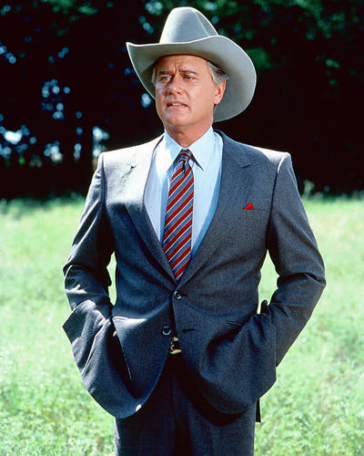 This is an image of 260034 Larry Hagman Photograph & Poster