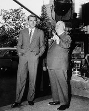 This is an image of 176193 Cary Grant & Alfred Hitchcock Photograph & Poster
