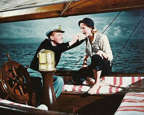 This is an image of 238430 Grace Kelly & Bing Crosby Photograph & Poster
