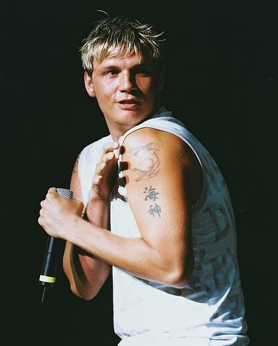 This is an image of 253230 Nick Carter Photograph & Poster