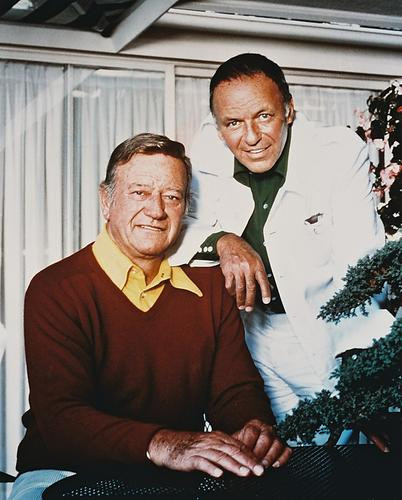 This is an image of 214206 John Wayne & Frank Sinatra Photograph & Poster