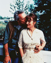 This is an image of 215291 Clint Eastwood & Meryl Streep Photograph & Poster