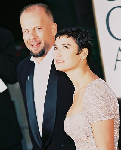 This is an image of 224099 Demi Moore & Bruce Willis Photograph & Poster