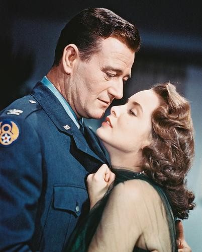 This is an image of 226809 John Wayne & Janet Leigh Photograph & Poster