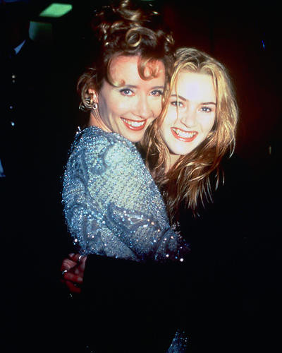 This is an image of 226812 Kate Winslet & Emma Thompson Photograph & Poster
