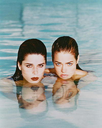 This is an image of 231736 Neve Campbell & Denise Richards Photograph & Poster