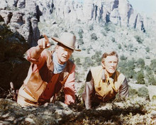 This is an image of 225937 John Wayne & Kirk Douglas Photograph & Poster