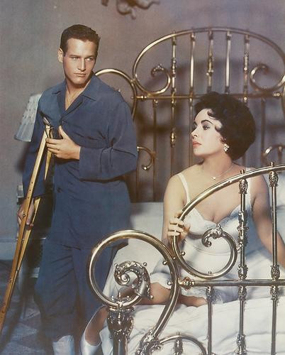 This is an image of 241452 Elizabeth Taylor & Paul Newman Photograph & Poster