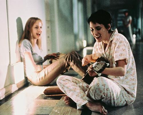 This is an image of 240598 Winona Ryder & Angelina Jolie Photograph & Poster
