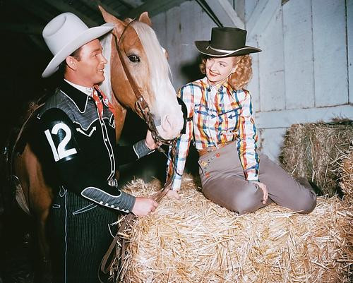 This is an image of 244972 Roy Rogers & Dale Evans Photograph & Poster
