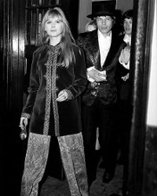 This is an image of 172312 Mick & Marianne Faithfull Photograph & Poster