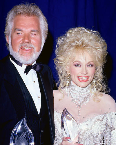 This is an image of 256261 Kenny Rogers and Dolly Parton Photograph & Poster