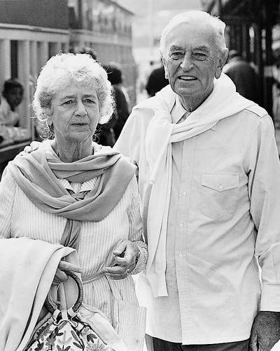 This is an image of 178477 Peggy Ashcroft & David Lean Photograph & Poster