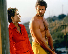 This is an image of 256129 Halle Berry & Hugh Jackman Photograph & Poster