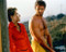 This is an image of 256129 Halle Berry & Hugh Jackman Photograph & Poster