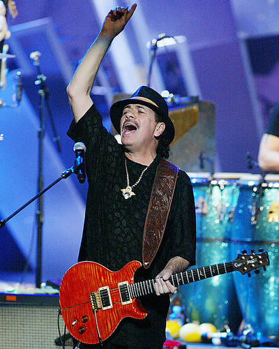 This is an image of 272411 Carlos Santana Photograph & Poster