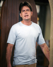 This is an image of 275295 Charlie Sheen Photograph & Poster