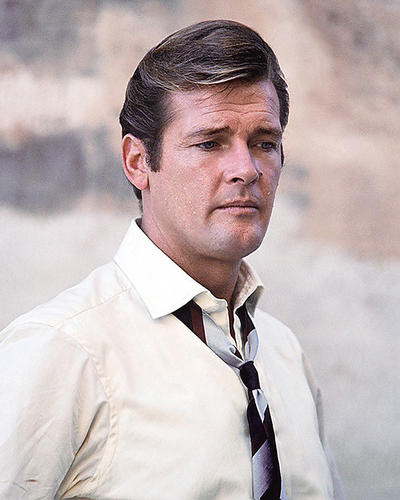 This is an image of 277807 Roger Moore Photograph & Poster