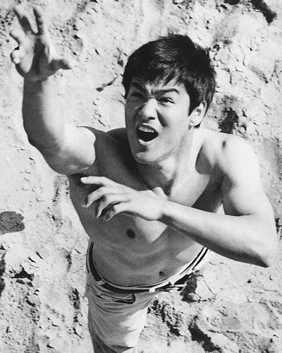 This is an image of 171255 Bruce Lee Photograph & Poster