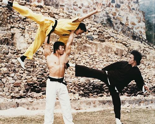 This is an image of 215850 Bruce Lee Photograph & Poster