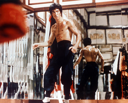 This is an image of 227007 Bruce Lee Photograph & Poster