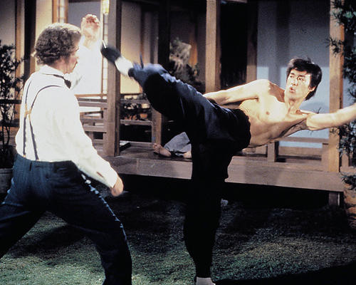 This is an image of 259061 Bruce Lee Photograph & Poster