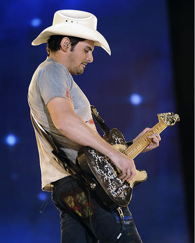 This is an image of 282131 Brad Paisley Photograph & Poster