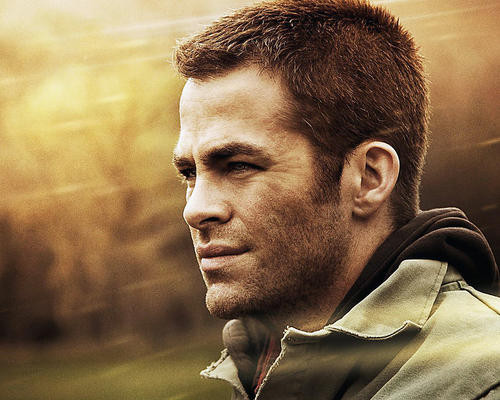 This is an image of 283026 Chris Pine Photograph & Poster