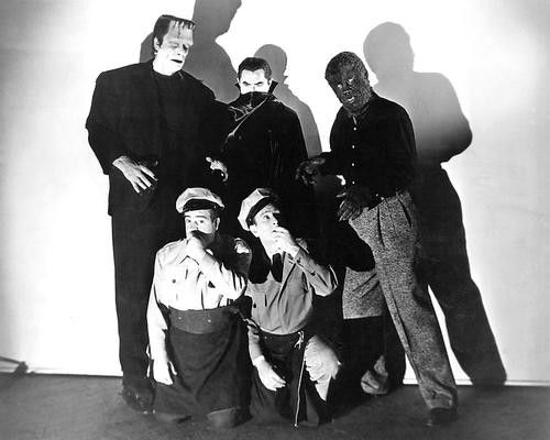 This is an image of 193973 Abbott and Costello Meet Frankenstein Photograph & Poster