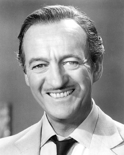 This is an image of 193233 David Niven Photograph & Poster