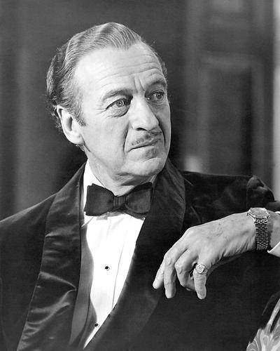 This is an image of 193269 David Niven Photograph & Poster