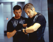 This is an image of 250134 George Clooney and Matt Damon Photograph & Poster