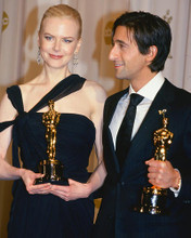 This is an image of 254912 Adrien Brody and Nicole Kidman Photograph & Poster