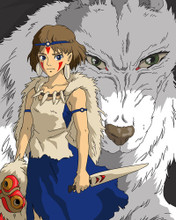 This is an image of Prints & Posters of Princess Mononoke 202643