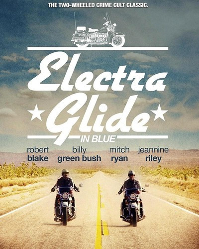 This is an image of Prints & Posters of Electra Glide in Blue 202882