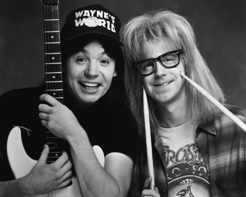 WAYNE/'S WORLD single 24x36 poster MIKE MYERS DANA CARVEY CAMPBELL GARTH CLASSIC!