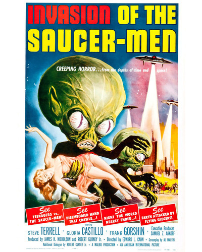 This is an image of Prints & Posters of Invasion of the Saucer-Men 203184