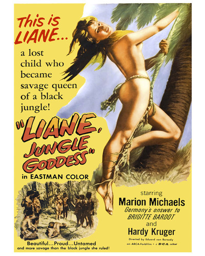 This is an image of Prints & Posters of Liane Jungle Goddess 203254