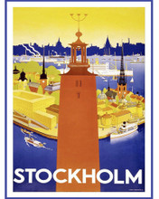 This is an image of Prints & Posters of Stockholm Sweden 204010