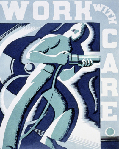 This is an image of Prints & Posters of Work with Care 204013