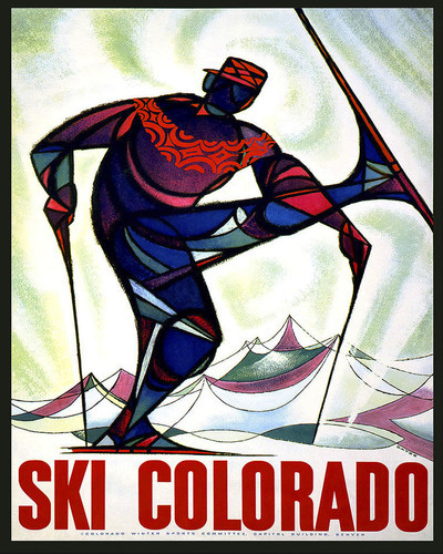 This is an image of Prints & Posters of Ski Colorado 204014